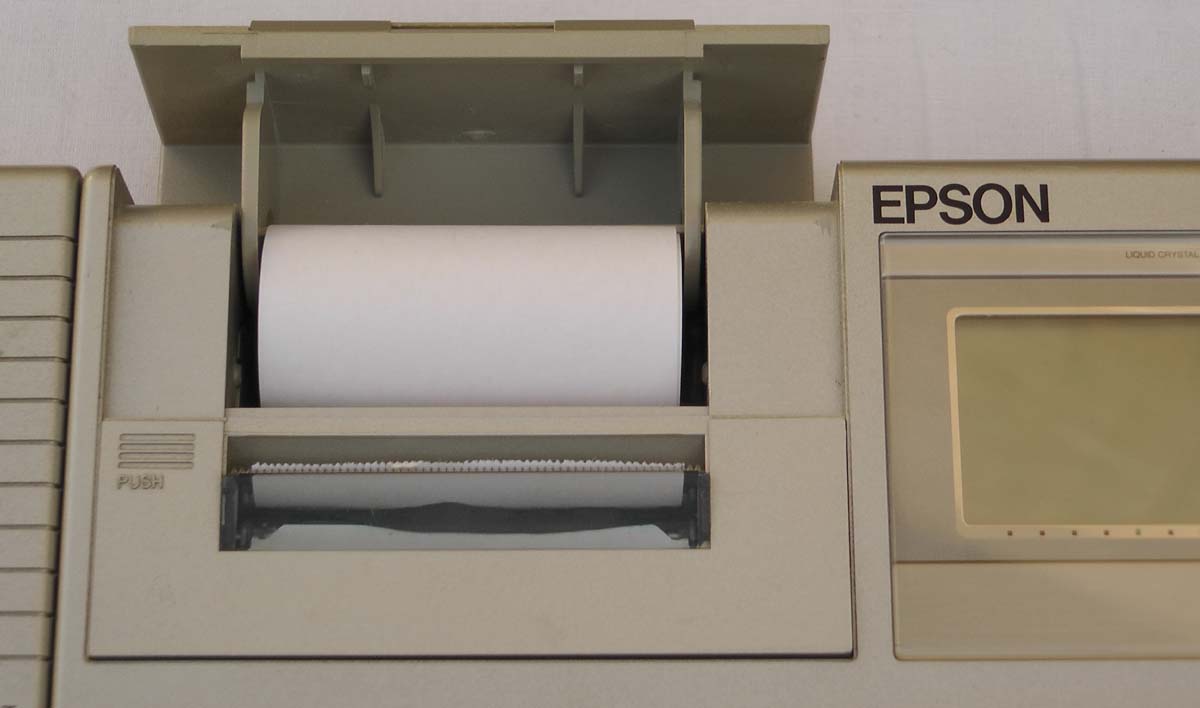 Epson HX20 the first laptop computer, early 80